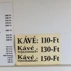 Borostyán Lángosos Szentes - Étlap/itallap