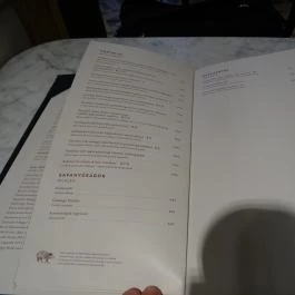 Börze Étterem, Budapest - Étlap/itallap