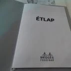 Bridges Food Bar Budapest - Étlap/itallap