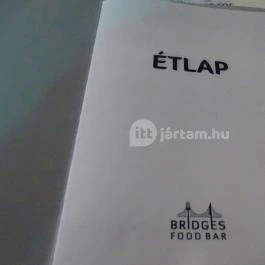 Bridges Food Bar Budapest - Étlap/itallap