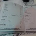 Bridges Food Bar Budapest - Étlap/itallap