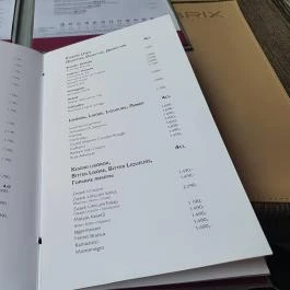 Brix Bistro, Hévíz - Étlap/itallap