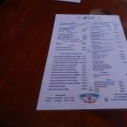 Bubba's Water Grill Budapest - Étlap/itallap