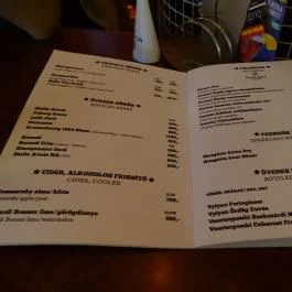 Budapest Jazz Club Bistro & Kávézó, Budapest - Étlap/itallap