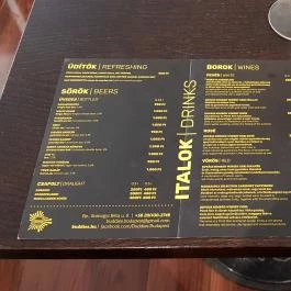 Buddies Burger - Blaha Budapest - Étlap/itallap