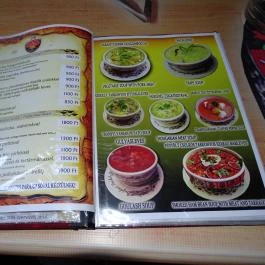 Bujdosó Székely Vendéglő, Budapest - Étlap/itallap