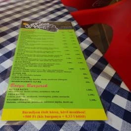 Burger Station - Kelenföld, Budapest - Étlap/itallap