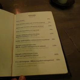 Cactus Juice Pub, Budapest - Étlap/itallap