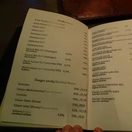 Cactus Juice Pub, Budapest - Étlap/itallap