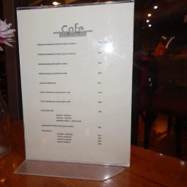 Cafe Bed Cinema, Budapest - Étlap/itallap