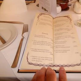 Café Bouchon, Budapest - Étlap/itallap