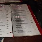 Café du Boucher Belga söröző-étterem Miskolc - Étlap/itallap