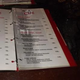 Café du Boucher Belga söröző-étterem Miskolc - Étlap/itallap