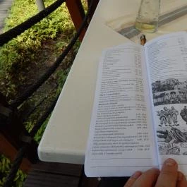 Café Ponyvaregény - Kopaszi Gát Budapest - Étlap/itallap