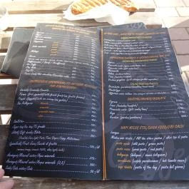 Caffé Torino, Budapest - Étlap/itallap