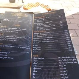 Caffé Torino, Budapest - Étlap/itallap