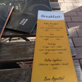 Caffé Torino, Budapest - Étlap/itallap