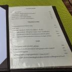 Carpaccio Étterem Alsóörs - Étlap/itallap