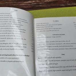 Carpaccio Étterem, Alsóörs - Étlap/itallap