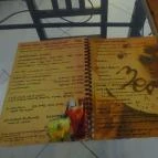 Cat Café - Révay utca Budapest - Étlap/itallap