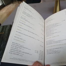 Caviar & Bull, Budapest - Étlap/itallap