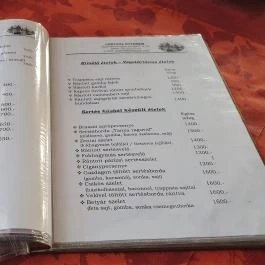 Centrál Étterem Mezőhegyes - Étlap/itallap