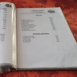 Centrál Étterem Mezőhegyes - Étlap/itallap