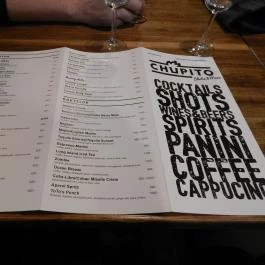 Chupito Shots & More, Budapest - Étlap/itallap