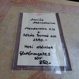 Citra Sörbisztró, Budapest - Étlap/itallap
