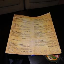 Clock Söröző Budapest - Étlap/itallap