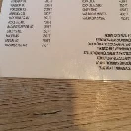 Coffee Cup - Campona, Budapest - Étlap/itallap