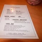 Coffee-Room Budapest - Étlap/itallap