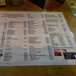 Colorado Sörbár Budapest - Étlap/itallap