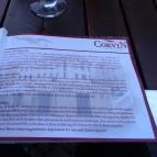 Corvin Kávézó Budapest - Étlap/itallap