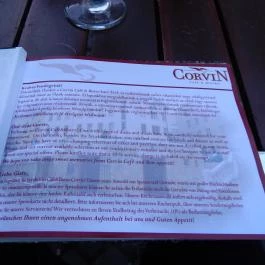 Corvin Kávézó, Budapest - Étlap/itallap