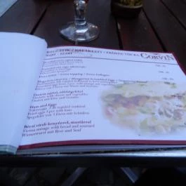 Corvin Kávézó, Budapest - Étlap/itallap