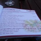 Corvin Kávézó Budapest - Étlap/itallap