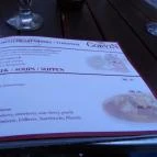 Corvin Kávézó Budapest - Étlap/itallap