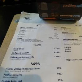 Corvin Mozi Bar & Coffee Budapest - Étlap/itallap