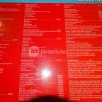 Corvinus Café - Dohány utca Budapest - Étlap/itallap