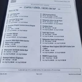 Stifler Beerhouse & Kitchen (korábban Craft Head Brewpub), Budapest - Egyéb