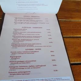 Csehó Pub Étterem Balatonlelle - Étlap/itallap