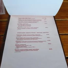 Csehó Pub Étterem Balatonlelle - Étlap/itallap