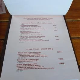 Csehó Pub Étterem Balatonlelle - Étlap/itallap