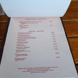 Csehó Pub Étterem Balatonlelle - Étlap/itallap