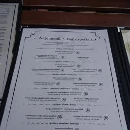 CsendesM, Budapest - Étlap/itallap