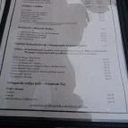 CsendesM Budapest - Étlap/itallap