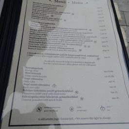 CsendesM, Budapest - Étlap/itallap