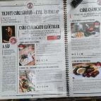 Csíki Söröző & Étterem - Mechwart Liget Budapest - Étlap/itallap