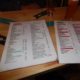 Csipesz Bar, Budapest - Étlap/itallap